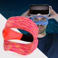 thumbnail image 4 of Máscaras de realidad virtual VR para Quest 2 para obtener una de juego inmersiva, fácil de poner y quitar Tamaños ajustables Suministros - Naranja, 4 of 8