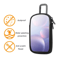 thumbnail image 2 of MP3/MP4 Portable Storage Bag with Buckle with Clear Window Blue, 2 of 4