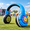Headphones Archway, variant on 10ft Inflatable Heart Rainbow Arch, Pride Archway with LED Lights for Outdoor Yard Decor