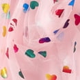 thumbnail image 4 of Xdegoge Girls Tulle Tutu Skirt with Colorful Heart Print for Dance Parties and Costume Events, 4 of 9