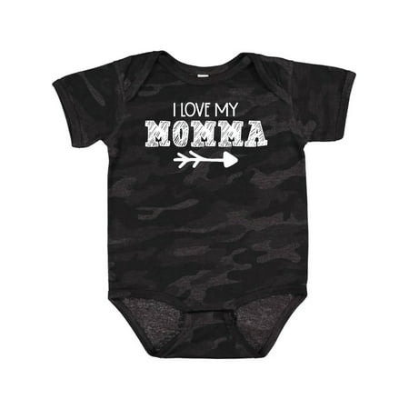 

Inktastic I Love My Momma- Arrow Gift Baby Boy or Baby Girl Bodysuit