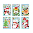 thumbnail image 2 of 6 uds pegatinas de ventana de Navidad Yuyangstore Papá Noel Suministros DIY Estilo A, 2 of 8