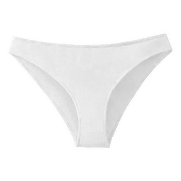 Ropa interior menstrual de cintura alta para mujer - Pantalones de algodón lisos para el periodo, S-XL