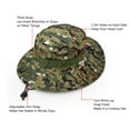 thumbnail image 5 of Outdoor Wide Brim Sun Protect Hat, Classic US Combat Army Style Bush Jungle Sun Cap for Fishing Hunting Camping 13, 5 of 5