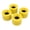 Yellow, variant on 4PCS PU Skateboard Wheels 60x45mm (2.4x1.8 inches) Replacement Longboard Cruiser Rollers High Rebound 78A Hardness Accessories with Traction Grooves for Street Park Surfboard Black
