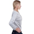 thumbnail image 5 of Luxtrada Adult Fleece Crewneck Sweatshirt for women men (White,L), 5 of 7