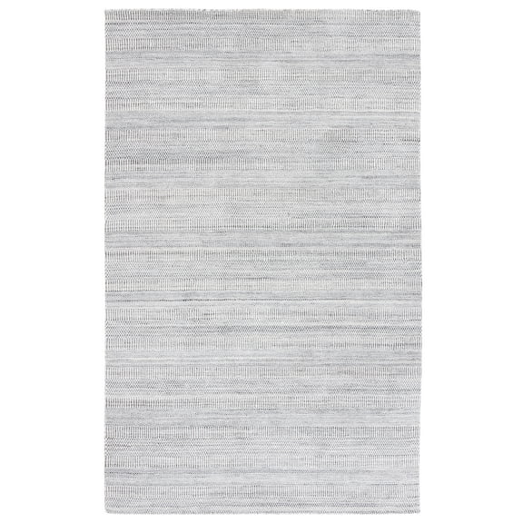 SAFAVIEH Mirage Handan Distressed Polyester Area Rug, Brown/Ivory, 5' x 8'