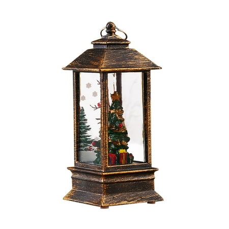 

Folamadak Desktop Ornament Indoor Christmas Decor Christmas Lights Santa Lights Room Party Decorations Place Small Oil Lamp Storm Christmas Night Light Portable Led Electronic Lamp Flash Deal