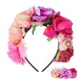 thumbnail image 1 of Diadema con forma de rosa para el cabello, ideal para fiestas de Halloween., 1 of 8