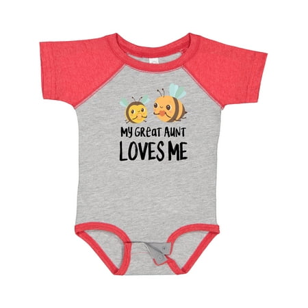

Inktastic Bees My Great Aunt Loves Me Boys or Girls Baby Bodysuit