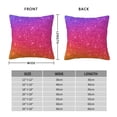 thumbnail image 2 of Fuzoiu Holiday Shiny Print Square Pillow Cover,Hidden Zipper Design,Luxury Square Pillow Case, Throw Pillow,Couch Cushion-22"x22", 2 of 7