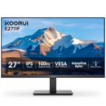 thumbnail image 1 of Koorui Monitor De 27 Pulgadas Full Hd 1080P 100 Hz Monitor De Computadora Pantalla Ips Hdmi Vga Tiempo De Respuesta De 4 Ms 100 X 100 Mm Montaje Vesa Sin Marco Inclinación Ergonómica Negro, 1 of 5