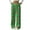 1017Dark Green, variant on Women's Casual And Fashionable Greentown Printed Elastic Waist, Loose Straight Leg With Plush Pants With Rope