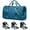 D3-Peacock Blue, variant on SYCNB Convertible 2-in-1 Travel Garment Bag, Weekender Duffel Bag for Men & Women, Carry-on Hanging Suit Bag for Travel, Business Overnight Bag for Wrinkle-Free, Black