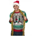 thumbnail image 6 of The Ugly Sweater Co. Ugly Christmas Sweater for Holiday Fun Tacky Unisex Design, Perfect Snug Fit Breathable Crewneck (Emerald, X-Large), 6 of 6