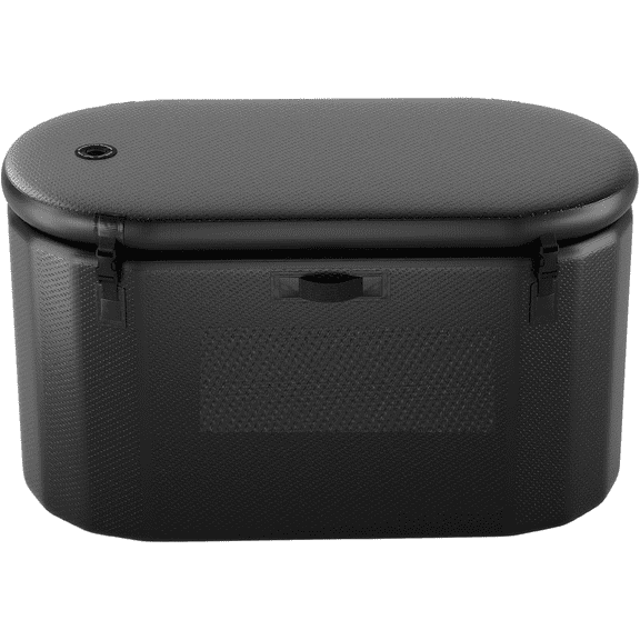 Ice Bath Tub for Athletes,248Gallon Portable Inflatable Cold Plunge Tub with Insulated Lid for Outdoor & Indoor Recovery Black