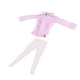 thumbnail image 4 of Ropa de femenino a escala 1/6 de moda, conjunto de camisa de traje de uniforme para mujer ropa de muñeca de figura para figuras de mujer de 12 Rosa y blanco Baoblaze Traje de muñeca femenina, 4 of 8