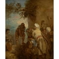 thumbnail image 3 of Jan Piotr Norblin 20x24 Black Modern Framed Museum Art Print Titled - Piast Being Elected as the King (1776), 3 of 5