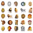 thumbnail image 5 of Paquete de pegatinas de anime con dibujos animados de leones, 50 unidades, decorativas para portátil, 5 of 5