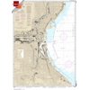 NOAA Chart 14924: Milwaukee Harbor 21.00 x 28.69 (Small Format Waterproof)