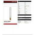 thumbnail image 2 of Satco S3249 - 25 watt T6 1/2 Incandescent; Frost; 1500 average rated hours; 170 lumens; DC Bay base; 130 volts, 2 of 4