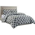 thumbnail image 2 of Comforter with 1 Pillow Sham Goose Down Alternative Ultra Soft Microfiber Grey Color Twin Size, 2 of 6