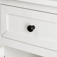 thumbnail image 6 of eHemco X-Side Wood Nightstand Side Table End Table with 1 Drawer and 1 Door Storage Cabinet, White, 6 of 7