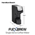 thumbnail image 2 of Hamilton Beach FlexBrew Single Serve Coffee Maker, Coffee Machine Compatible with Pod Packs and Grounds, Black Next Gen (49900), 2 of 7