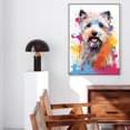 thumbnail image 3 of Dandie Dinmont Terrier Dog Art - Watercolor Style Wall, Home or Apartment Decor - Sweet Poster Print Gift for Puppy Lovers, Dog Lovers, Women, Girls, Kids, Baby Room, Nursery, 3 of 5