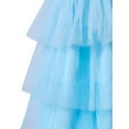thumbnail image 4 of Girls Tulle Tutu Dress Mermaid Toddler Ruffle Sleeve Party Sundress Baby Kids Princess Summer Outfits Blue 18-24 Months/974, 4 of 6
