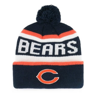 Men's Chicago Bears New Era Navy/Orange 2021 NFL Sideline Sport Official Pom Cuffed Knit Hat