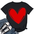 thumbnail image 6 of Otvok Women Crewneck Valentine'S Day Print T-Shirt Fashion Comfortable Female Blouses Tops, 6 of 6