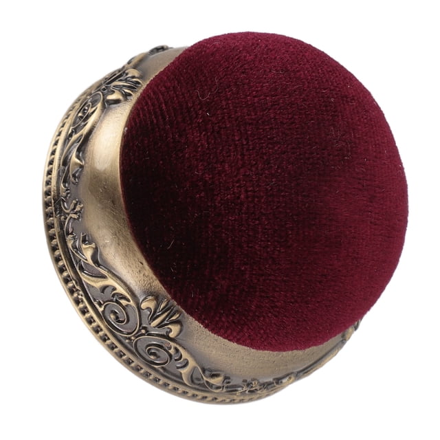 Vintage Pin Cushion Elastic Metal Base Retro Needle Cushion Sewing Quilting Kit