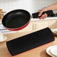 thumbnail image 4 of Non-Slip Fry Pan Milk Pot Sleeve Grip Handle Cover, Heat Resistant Cast Iron Cookware Assist Grip, Reusable Pot Handle Sleeve for Cast Iron Skillets Griddles Metal & Fry Pan Cookware,Z0-Black, 4 of 4