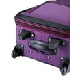 thumbnail image 3 of Luggage Set Expandable Carry On Trolley Suitcase Tote Bag 2 Piece Set Purple, 3 of 9