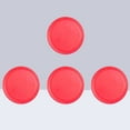 thumbnail image 6 of Houderco Red Plastic Small Air Hockey Pucks For Competitive Matches 8Pcs 1.97In, 6 of 8