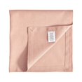 thumbnail image 6 of Fingercraft Cloth Napkin, Solid Color Cotton Linen Blend Table Napkins, Soft and Absorbent Fabric, Set of 12, Blush Pink, 6 of 7
