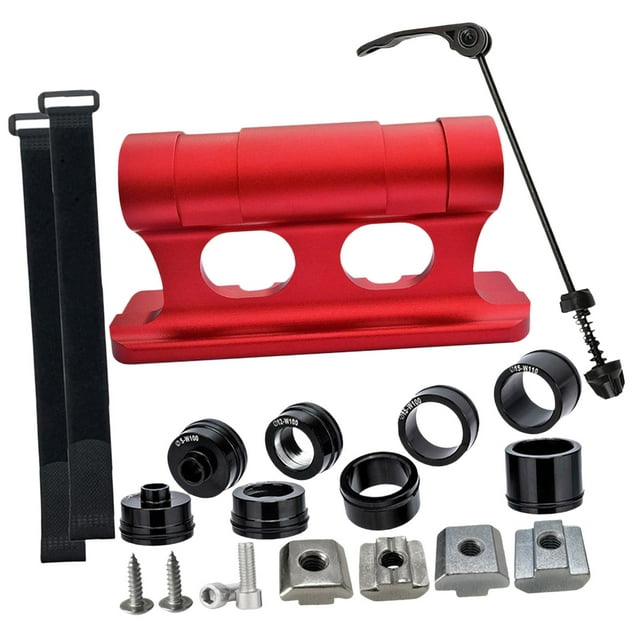 Lipstore Bike Fork Lock Mount Block Front Fork Quick Release Equipment Bikes Rack Red