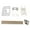 White, variant on Practical Standard Door Strikes Plate With Shims Universals Residential Security Strikers Fix Door Latches Close