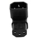 thumbnail image 1 of IEC Male C14 to Up Right Angled 90 Degree IEC Female C13 Extension Adapter, 1 of 5