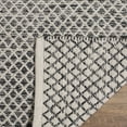 thumbnail image 2 of SAFAVIEH Montauk Vaughn Geometric Cotton Area Rug, Black/Ivory, 6' x 6' Square, 2 of 6