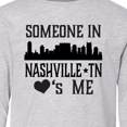thumbnail image 4 of Inktastic Nashville Tennessee Someone Loves Me Skyline Long Sleeve Youth T-Shirt, 4 of 5