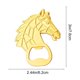 thumbnail image 3 of Imán para abridor de botellas con cabeza de caballo – Decoración metálica para pared, accesorio para nevera, diseño de aleación rural, rojo dorado, 7,6x6,2 cm, magnético fuerte, duradero, regalable, 3 of 6