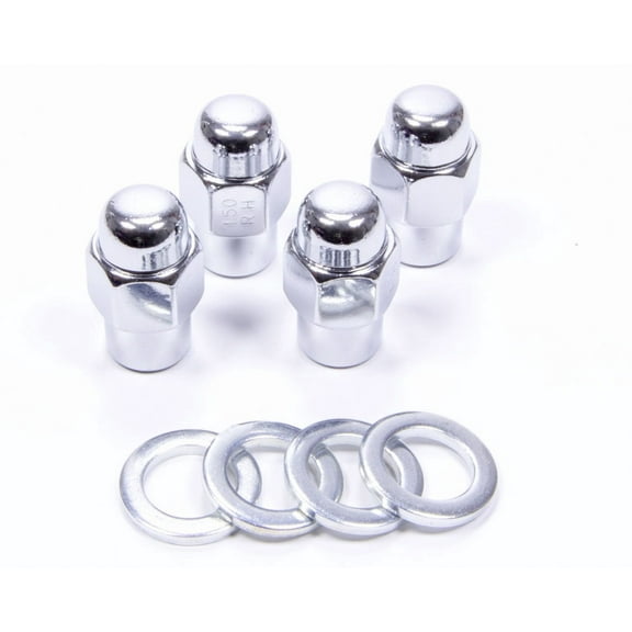 Gorilla 1/2-20 in Thread Short Mag Chrome Lugnut 4 pc P/N 73187B