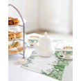 thumbnail image 4 of St. Patrick's Kitchen Dish Towels for Drying Dishes Set of 2, Lucky Shamrock Green Eucalyptus Floral Plants Waffle Weave Microfiber Hand Tea Bathroom Towels Quick Dry & Absorbent Towel 12x12, 4 of 7