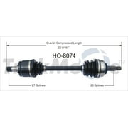 CV Axle Shaft Fits select: 1985-1987 HONDA CIVIC