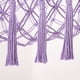 thumbnail image 5 of Hamaca de juguete YKBU de macramé hecha a mano, color morado, para animales de peluche, 5 of 7