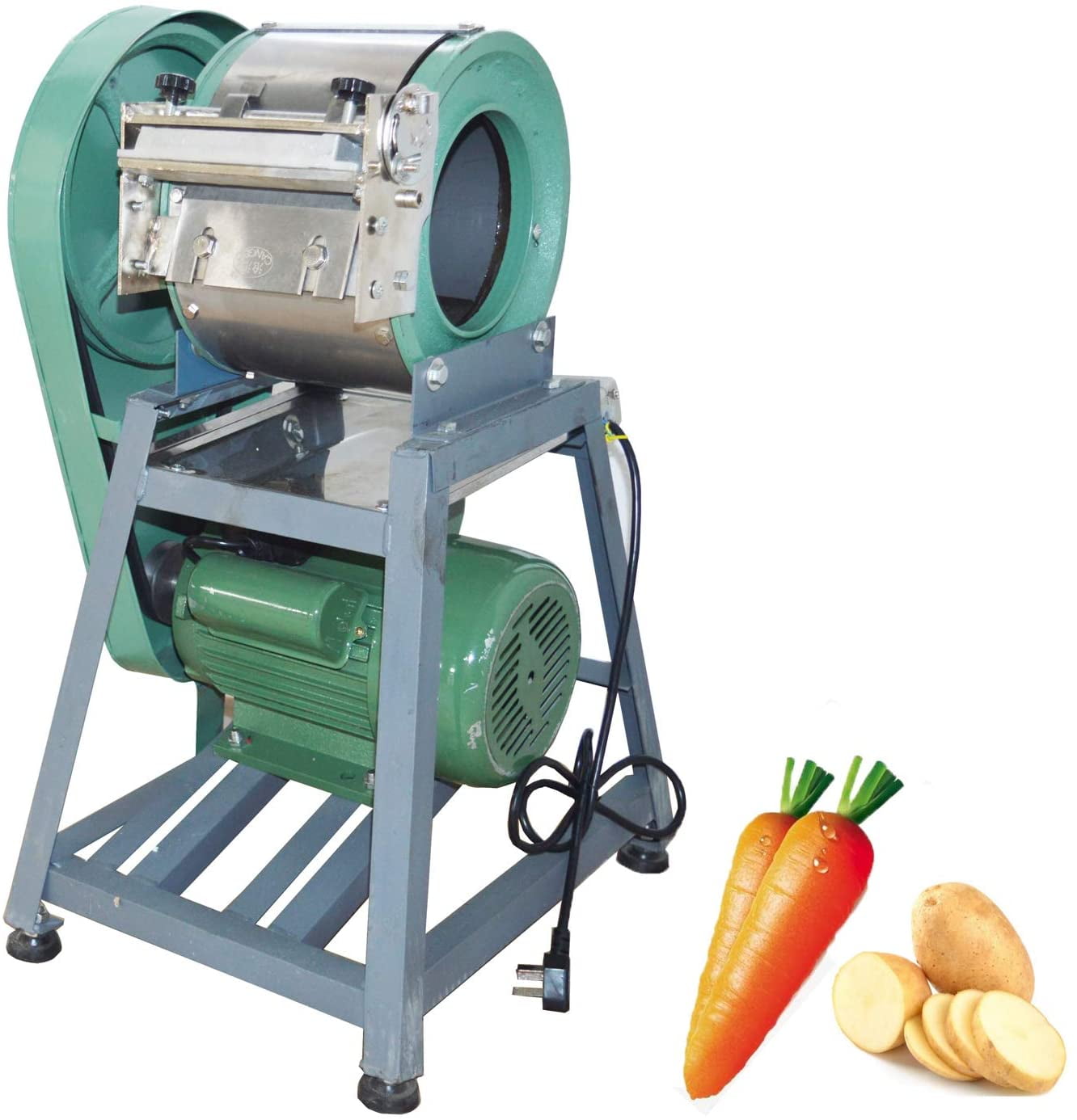 Commercial 220V Fruit Vegetable Slicer Potato Carrots Processing Device 3 Cutter