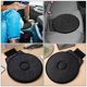 thumbnail image 5 of Rotating Seat Cushion Car Seat Cushion Car Seat Passenger Use Black Comfort 2Pcs, 5 of 5