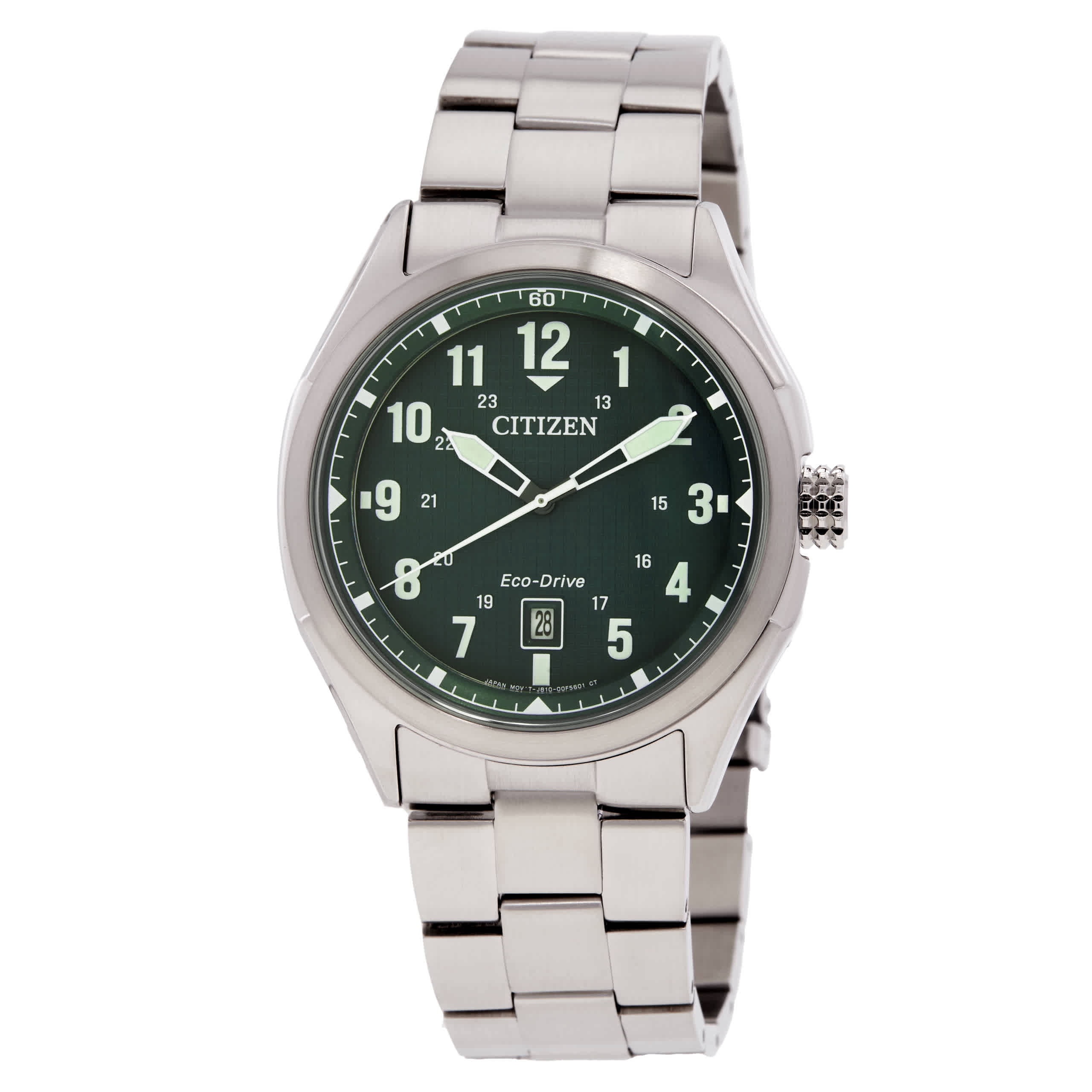 CITIZEN, Men's World Time Chronograph Watch, CB5919-00X, Green